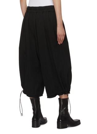 Back View - Click To Enlarge - YOHJI YAMAMOTO - Coulis Hem Light Wool Pants