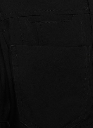  - YOHJI YAMAMOTO - Asymmetrical Multi Front Pocket Wool Jacket