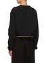 Back View - Click To Enlarge - YOHJI YAMAMOTO - Asymmetrical Multi Front Pocket Wool Jacket