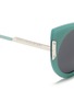 Detail View - Click To Enlarge - STELLA MCCARTNEY - Cat eye acetate round sunglasses