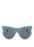 Main View - Click To Enlarge - STELLA MCCARTNEY - Cat eye acetate round sunglasses