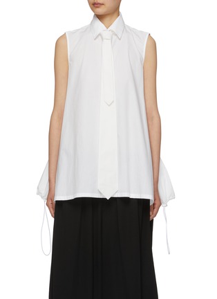 Main View - Click To Enlarge - YOHJI YAMAMOTO - Three-Way Cotton Shirt