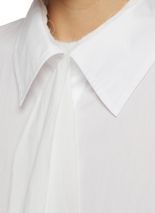  - YOHJI YAMAMOTO - Asymmetric Front Panel Cotton Shirt