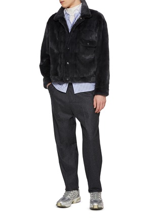 Figure View - Click To Enlarge - KRUF - Denim Style Mink Jacket