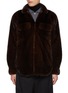 Main View - Click To Enlarge - KRUF - Denim Style Mink Fur Long Jacket