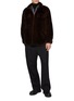 Figure View - Click To Enlarge - KRUF - Denim Style Mink Fur Long Jacket