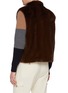 Back View - Click To Enlarge - KRUF - Stand Collar Reversible Mink Fur Vest