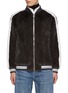 Main View - Click To Enlarge - KRUF - Mink Fur Striped Bomber Jacket