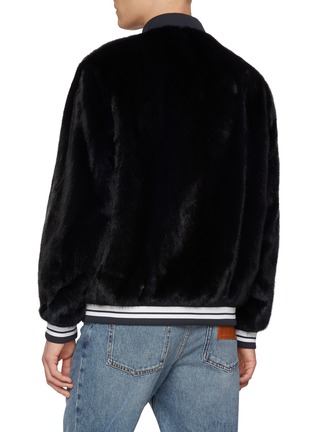 Back View - Click To Enlarge - KRUF - Mink Fur Bomber Jacket