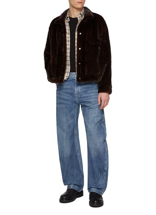 Figure View - Click To Enlarge - KRUF - Denim Style Mink Jacket