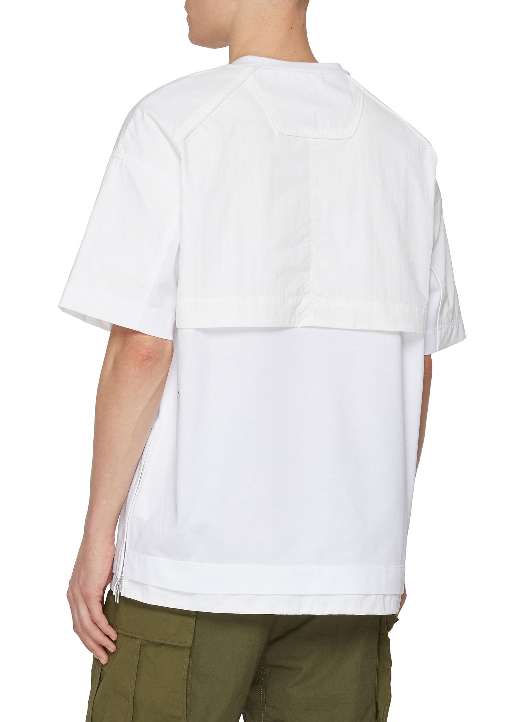 Double Hem Layered T-Shirt - Thumbnail 3