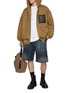 Figure View - Click To Enlarge - JUUN.J - Multi-Pocket Hooded Cotton Jacket