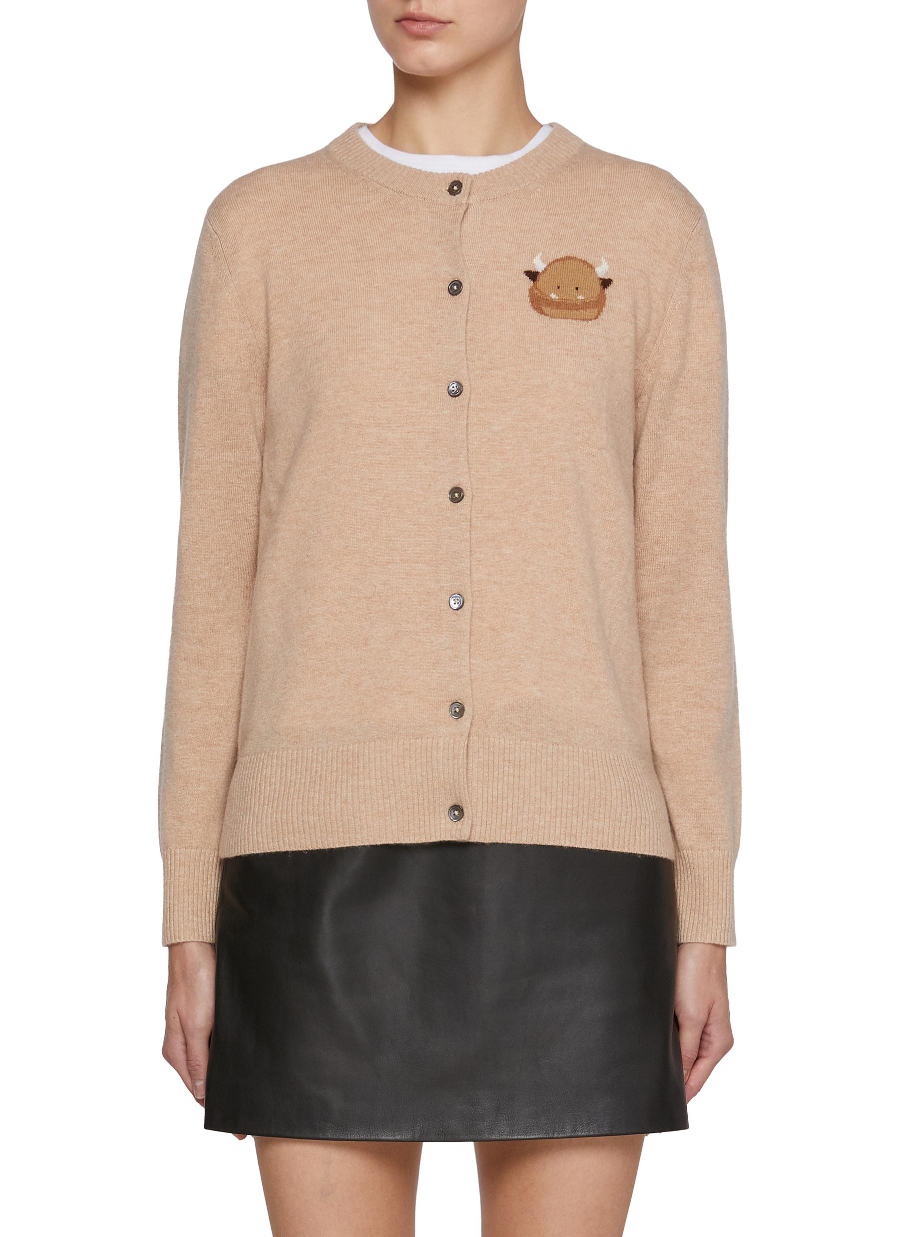 x Baz & Friends Max Wool Cashmere Cardigan
