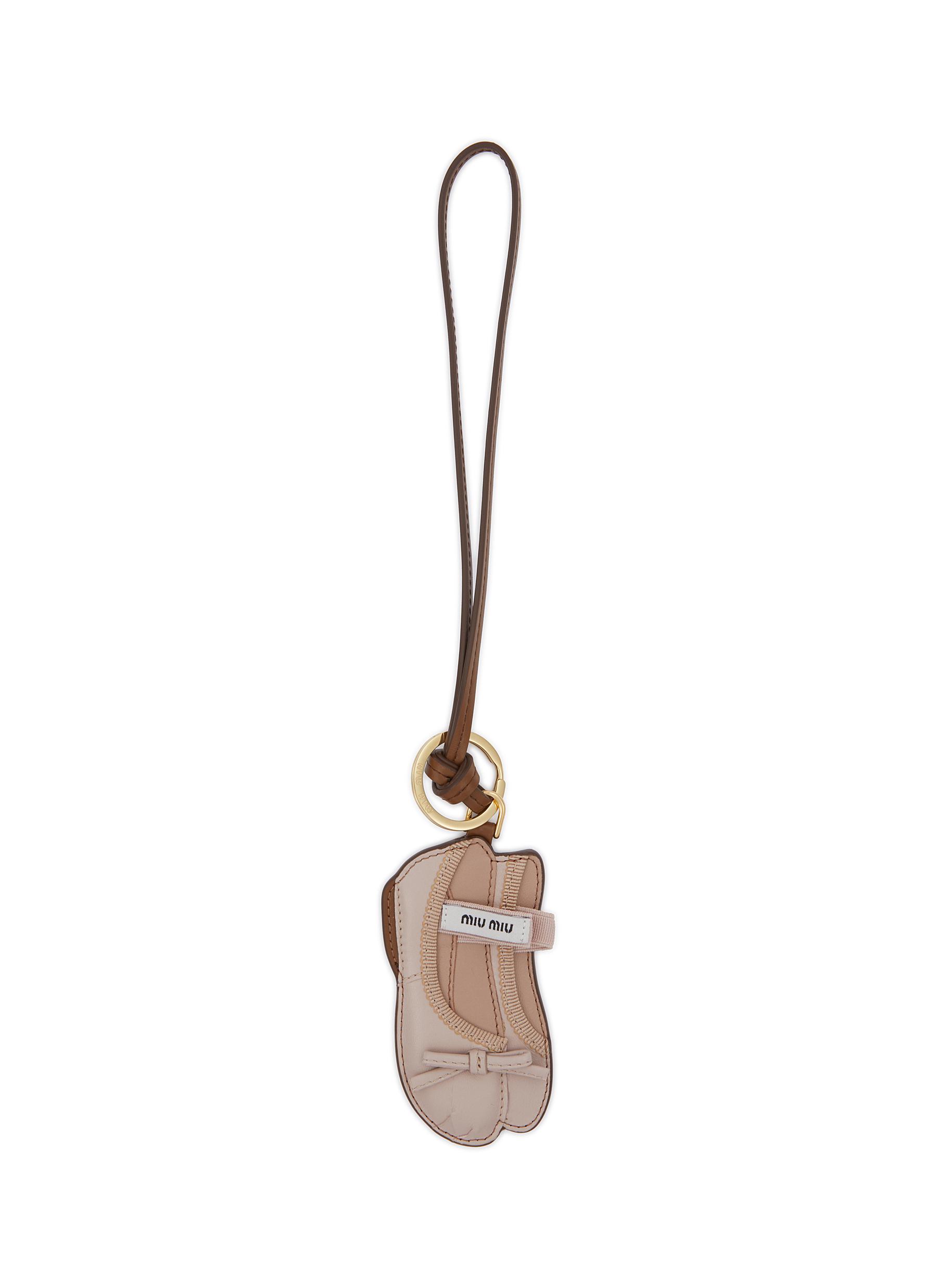 MIU MIU | Ballet Trick Leather Bag Charm | Women | Lane Crawford