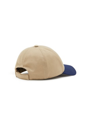 Figure View - Click To Enlarge - MIU MIU ACCESSORIES - Drill Cotton Baseball Cap