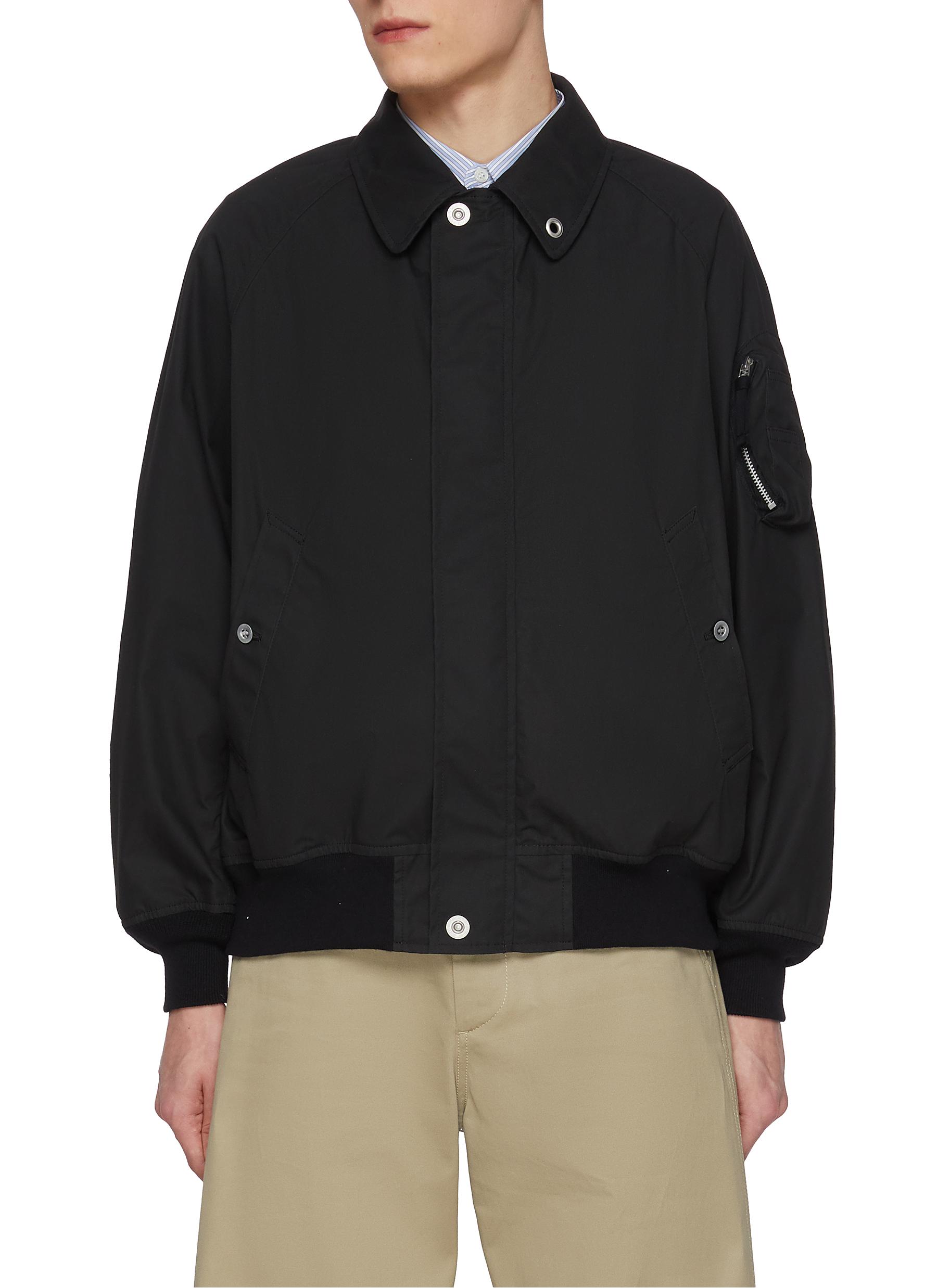 COMME DES GARÇONS HOMME | Eyelet Detail Collared Cotton