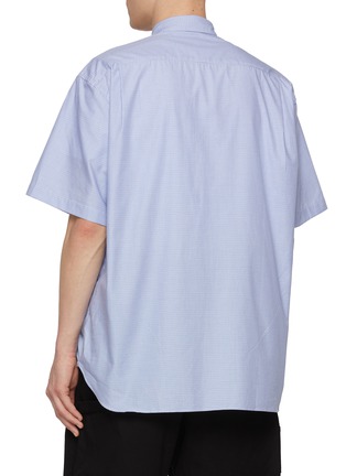 Back View - Click To Enlarge - COMME DES GARÇONS HOMME - Patchwork Cotton Shirt
