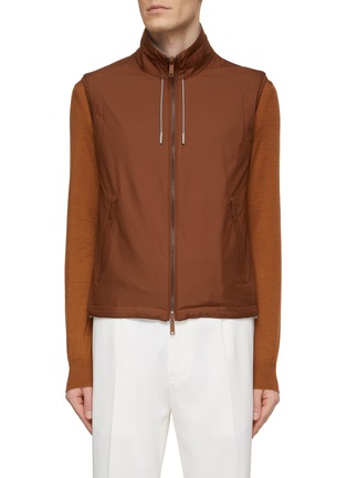 Main View - Click To Enlarge - ZEGNA - Reversible Zip Up Blouson Jacket