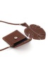 Detail View - Click To Enlarge - SENSI STUDIO - Leather Leaf Bag Charm