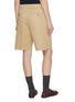 Back View - Click To Enlarge - MIU MIU - Knee Length Cotton Bermuda Shorts