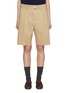 Main View - Click To Enlarge - MIU MIU - Knee Length Cotton Bermuda Shorts