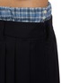  - MIU MIU - Batavia Boxer Waistband Pleated Wool Mini Skirt