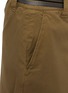  - MIU MIU - Pleated Belted Heavy Cotton Skirt