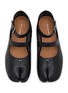 Detail View - Click To Enlarge - MAISON MARGIELA - Tabi Leather Mary Jane Flats