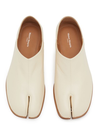 Detail View - Click To Enlarge - MAISON MARGIELA - Tabi Leather Babouche Flats