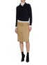 Figure View - Click To Enlarge - MAISON MARGIELA - Raglan Sleeves Virgin Wool Knitted Polo Shirt