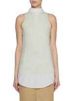 MAISON MARGIELA | Double Layer Sleeveless Shirt | Women