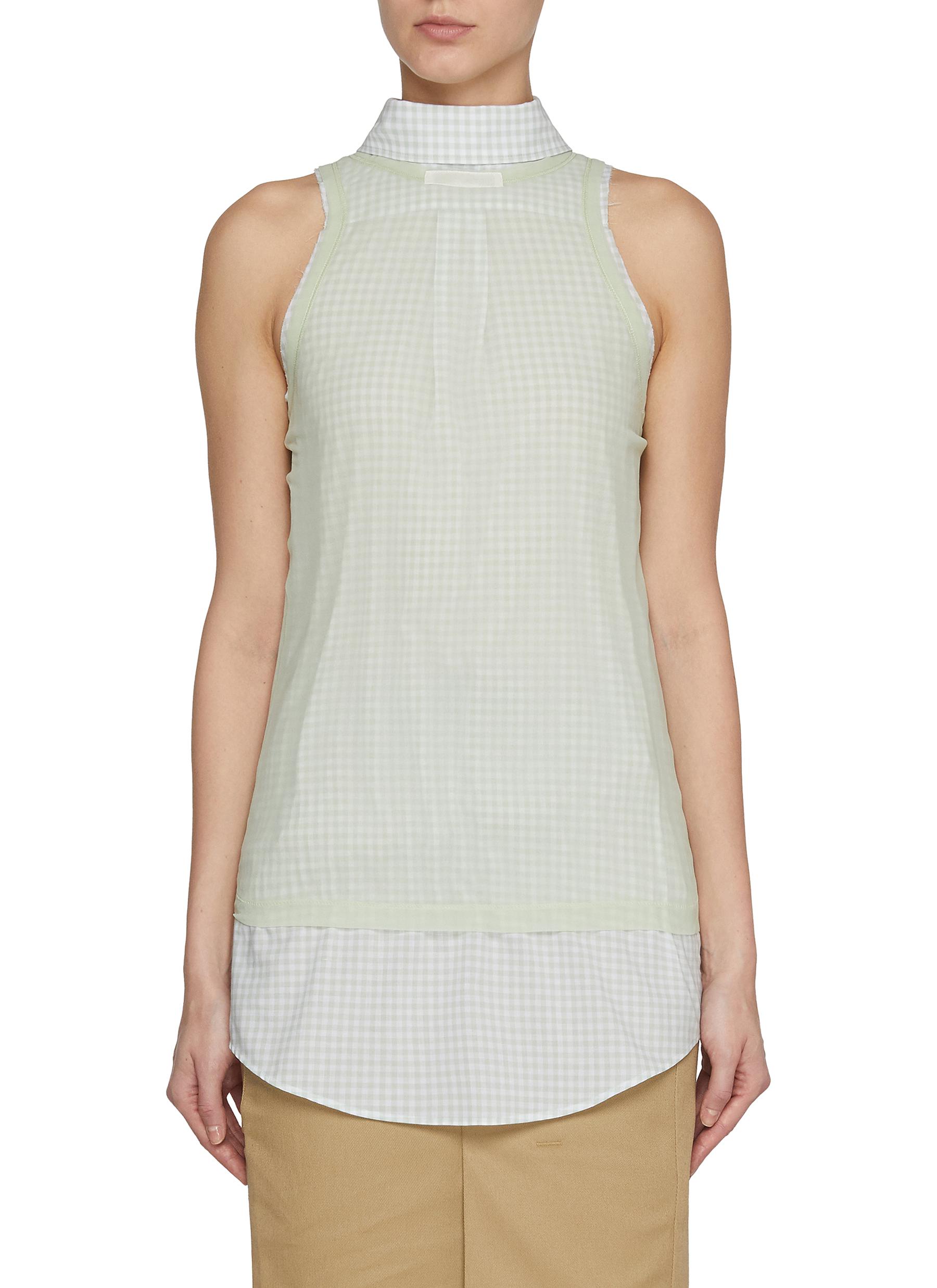 Seagull Embroidered Boxy Blouse – EVISU