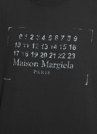  - MAISON MARGIELA - Numeric Logo Cotton T-Shirt