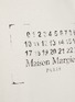  - MAISON MARGIELA - Numerical Crewneck Cotton T-shirt