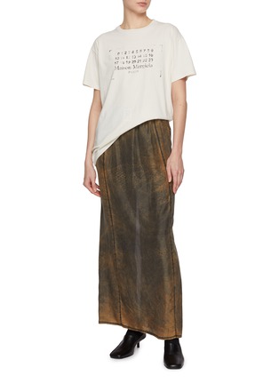 Figure View - Click To Enlarge - MAISON MARGIELA - Numerical Crewneck Cotton T-shirt