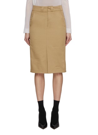 Main View - Click To Enlarge - MAISON MARGIELA - Skater Chino Midi Skirt