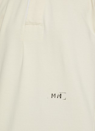  - MAISON MARGIELA - Contrast Collar Cotton Jersey Polo Shirt