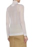 Back View - Click To Enlarge - MAISON MARGIELA - High Neck Sheer Silk Top