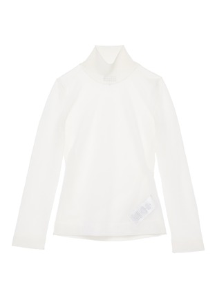 Main View - Click To Enlarge - MAISON MARGIELA - High Neck Sheer Silk Top