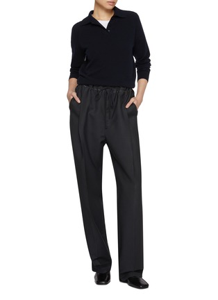 Figure View - Click To Enlarge - MAISON MARGIELA - Suiting Mohair Wool Trousers