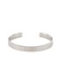 Main View - Click To Enlarge - MM6 MAISON MARGIELA - Embossed Logo Brass Cuff — Polished Palladio