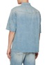 Back View - Click To Enlarge - MM6 MAISON MARGIELA - Numeric Logo Denim Western Shirt