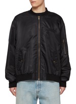 【関税込み】mm6 maison margiela Bomber jacket MM6 Maison Margiela Men's Bomber Jacket in Black MM6 Maison