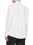 Back View - Click To Enlarge - MM6 MAISON MARGIELA - Detachable Point Collar Cotton Poplin Shirt