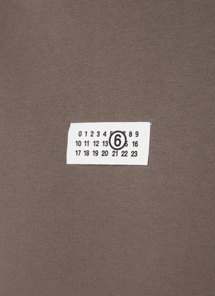  - MM6 MAISON MARGIELA - Logo Patch Cotton Hoodie