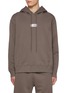 Main View - Click To Enlarge - MM6 MAISON MARGIELA - Logo Patch Cotton Hoodie