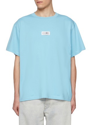 Main View - Click To Enlarge - MM6 MAISON MARGIELA - Logo Patch Cotton T-Shirt