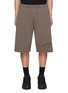 Main View - Click To Enlarge - MM6 MAISON MARGIELA - Elasticated Margiela Six Numeric Logo Cotton Sweatshorts