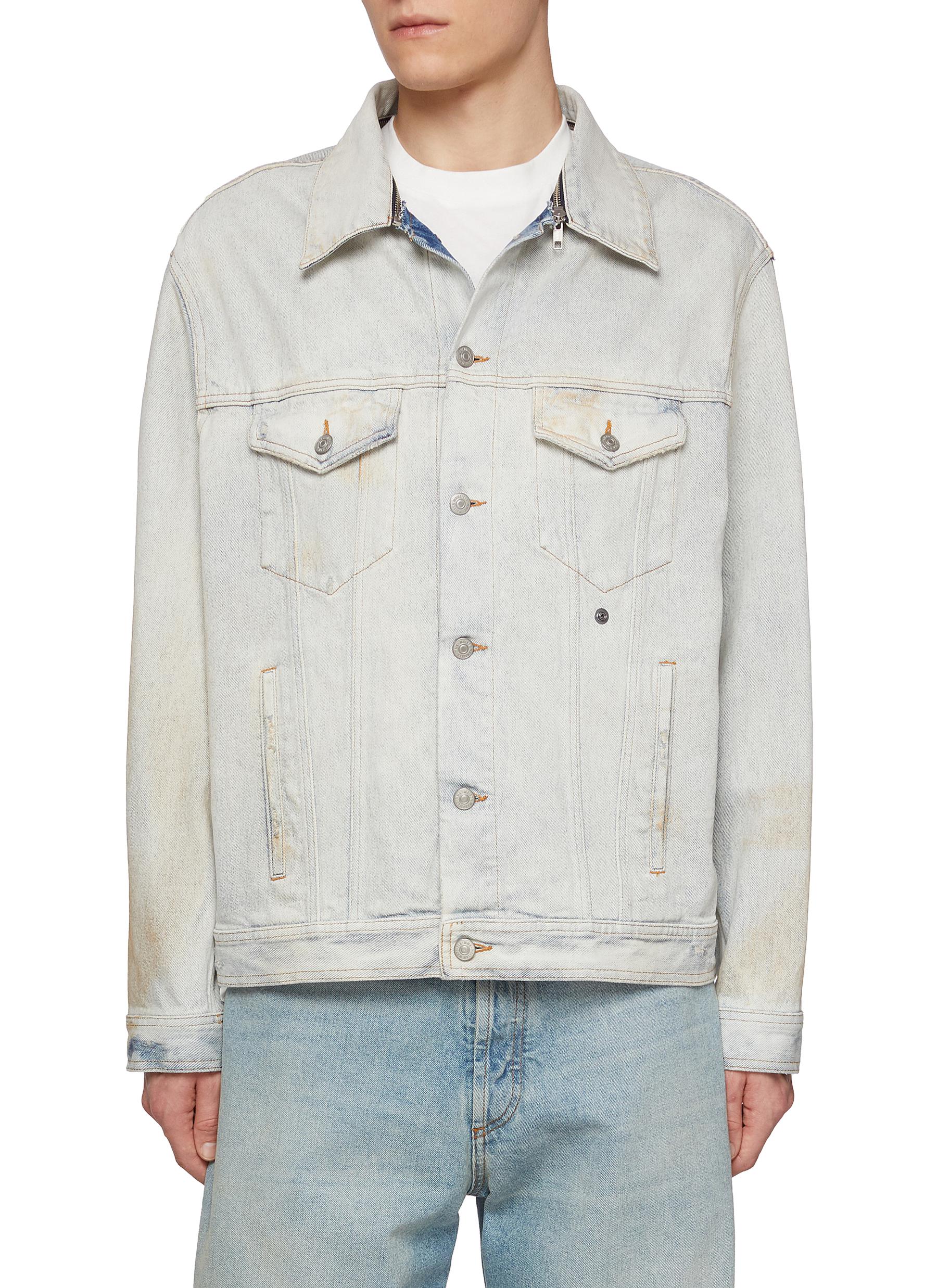 MM6 MAISON MARGIELA | Detachable Point Collar Bleached Aged