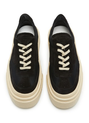 Figure View - Click To Enlarge - MM6 MAISON MARGIELA - Gambetta Low Top Suede Men's Sneakers
